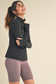Women’s Athletic Zip-up Activewear Jacket style 2