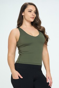 Women’s Body Mold Buttery Soft Full-Length Activewear Tank (XL only) style 2