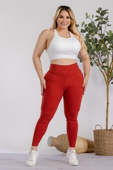 Women's Buttery Soft Activewear Leggings (XXL only) style 5