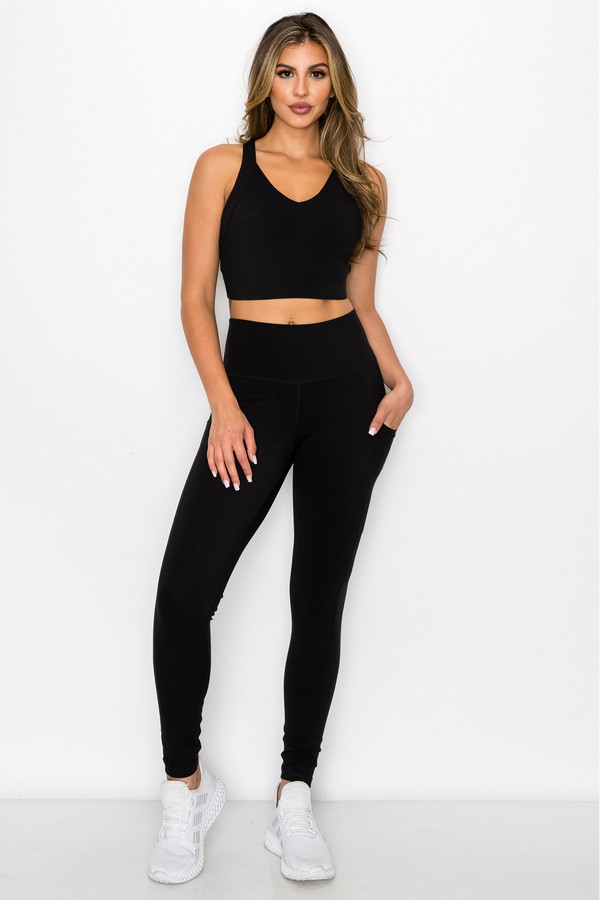 Yelete Active Leggings With Pockets