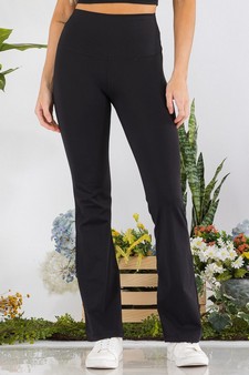 Women's Yoga Flare High Waisted Buttery Soft Pants (XS only) style 4