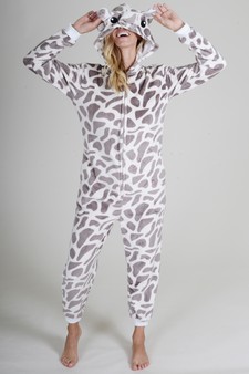 Plush Giraffe Animal Onesie Pajama Costume (6pcs L/XL only) style 3