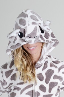 Plush Giraffe Animal Onesie Pajama Costume (6pcs L/XL only) style 7
