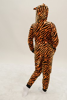 Kid's Plush Tiger Animal Onesie Pajama (6 pcs Medium only) style 3