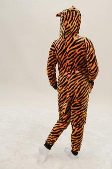 Kid's Plush Tiger Animal Onesie Pajama (6 pcs Medium only) style 2