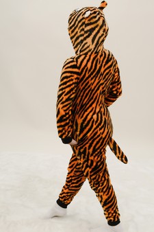 Kid's Plush Tiger Animal Onesie Pajama (6 pcs Medium only) style 3