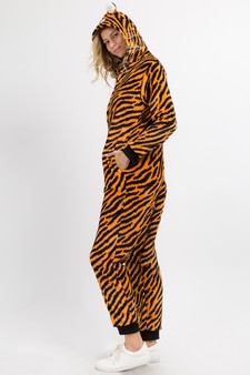Plush Tiger Animal Onesie Pajama Costume style 3