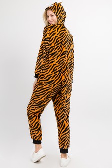 Plush Tiger Animal Onesie Pajama Costume style 4