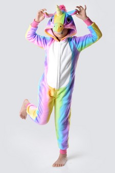 Kid's Rainbow Stripe Unicorn Onesie (6pcs Small only) style 2
