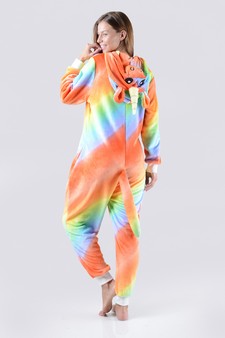 Plush Unicorn Rainbow Animal Onesie Pajama style 4