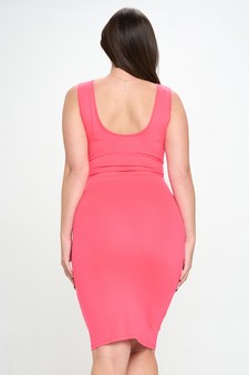 Scoop Neckline Body-Con Dress (XL only) style 3