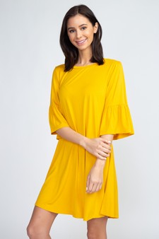 Women's Peplum 3/4 Sleeve Dress style 2