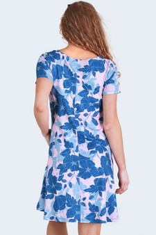 Women's Floral Blossom Dress with Pockets style 4