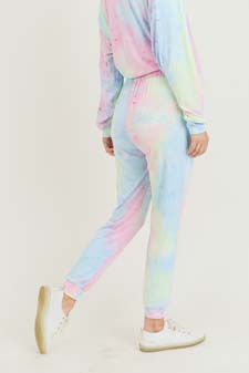 Women’s Long Sleeve Top and Jogger Tie Dye Set style 10