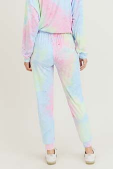Women’s Long Sleeve Top and Jogger Tie Dye Set style 11