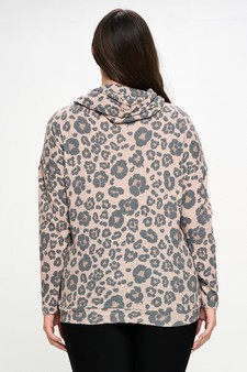 Women’s Standout Leopard Printed Hoodie style 3