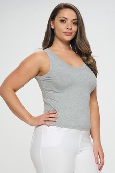 Women’s Soft Ribbed Scoop Neck Tank (XL only) style 2