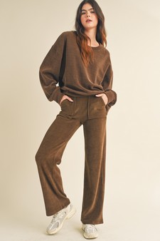 Women's Relaxed Ribbed Corduroy Set style 5