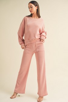 Women's Relaxed Ribbed Corduroy Set style 7
