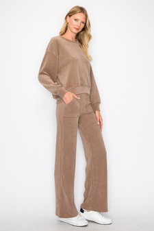 Women's Relaxed Ribbed Corduroy Set style 2