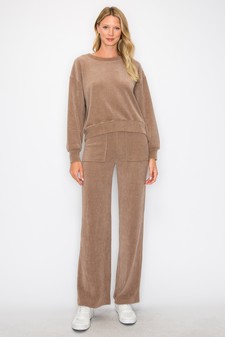 Women's Relaxed Ribbed Corduroy Set style 4
