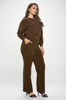 Women's Relaxed Ribbed Corduroy Set (XL only) style 2