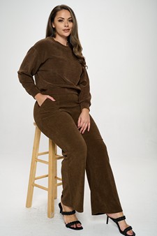 Women's Relaxed Ribbed Corduroy Set (XL only) style 4