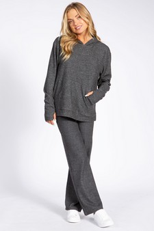 Women's Ultra Soft Hoodie with Thumb Hole & Pants Set style 5