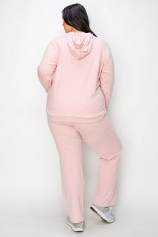 Women's Ultra Soft Hoodie with Thumb Hole & Pants Set style 3