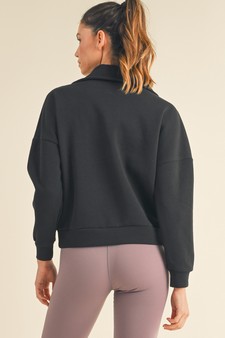Women's Piqué Quarter Zip Pullover style 3