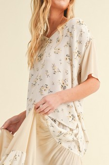 Women’s Floral Flowy Top style 2
