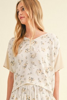 Women’s Floral Flowy Top style 4
