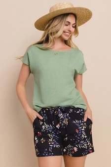 Women’s Airy Bliss: Linen Relaxed Top style 4