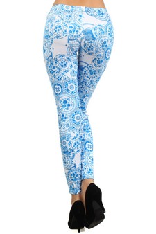 Stella Elyse - English Tea Cup Printed Legging style 3