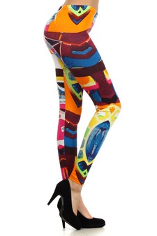 Lady's STELLA ELYSE Art Gallery Printed Legging