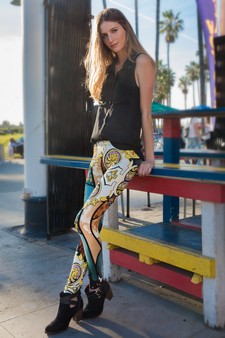 Lady's STELLA ELYSE Renaissance Pop Art Printed Legging