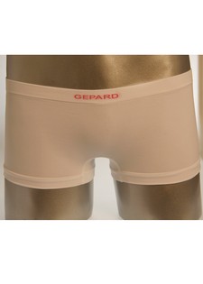 Lady's Seamless Solid Color Boy Short Underwear